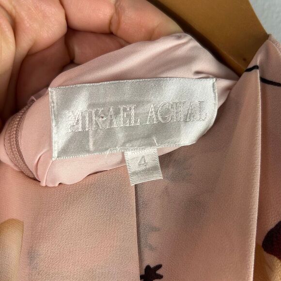 Mikael Aghal Floral Ruffle Maxi Dress - Picture 6 of 8